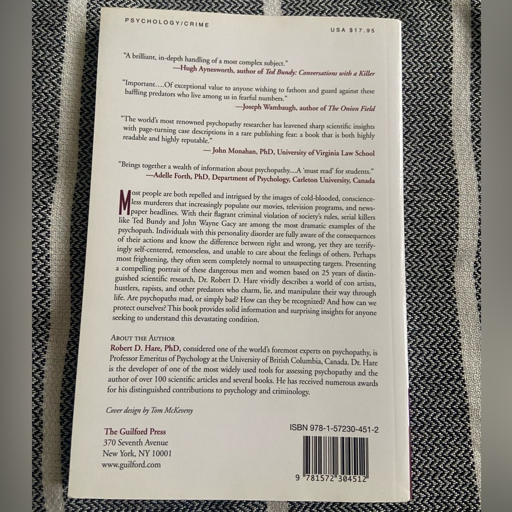 6/$12 Without Conscience Book - Picture 2 of 2